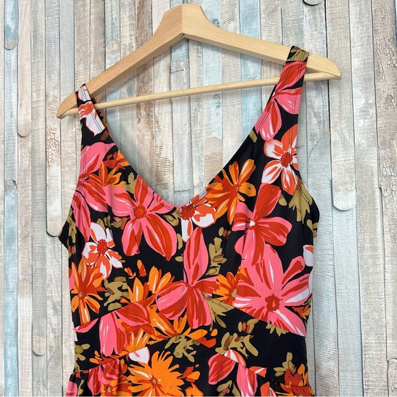 Beach Belle 18W Floral Skirted One Piece Swimsuit Swimdress Swimsuits for All - Picture 3 of 9